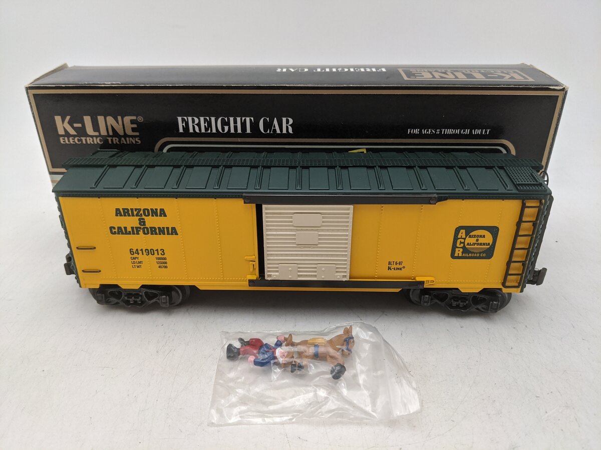 K-Line K641-9013 O Gauge Arizona & California Boxcar #6419013 EX/Box