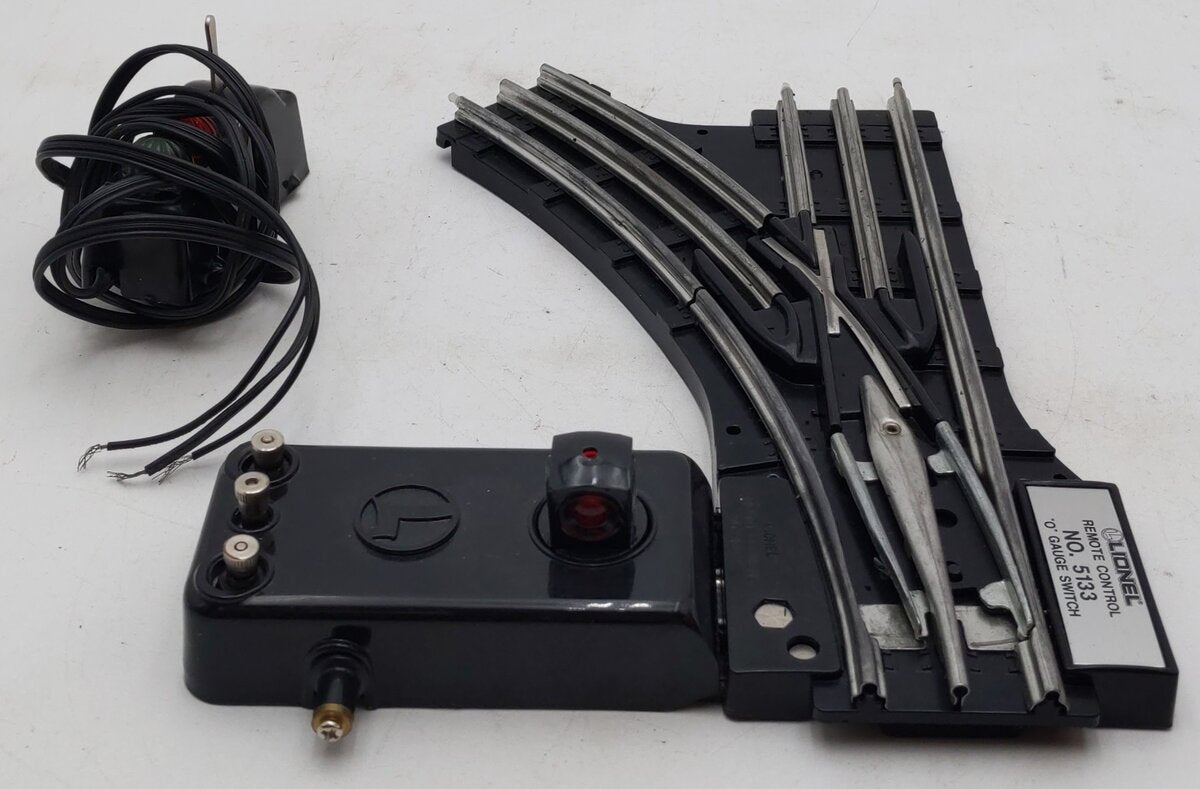 Lionel 6-5133 O Gauge Left Hand Remote Control Switch Turnout EX/Box