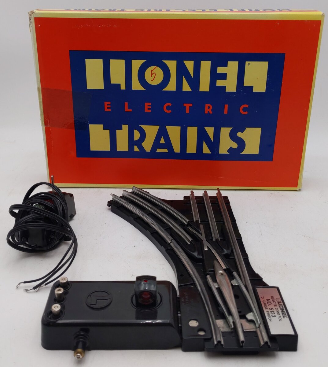 Lionel 6-5133 O Gauge Left Hand Remote Control Switch Turnout EX/Box