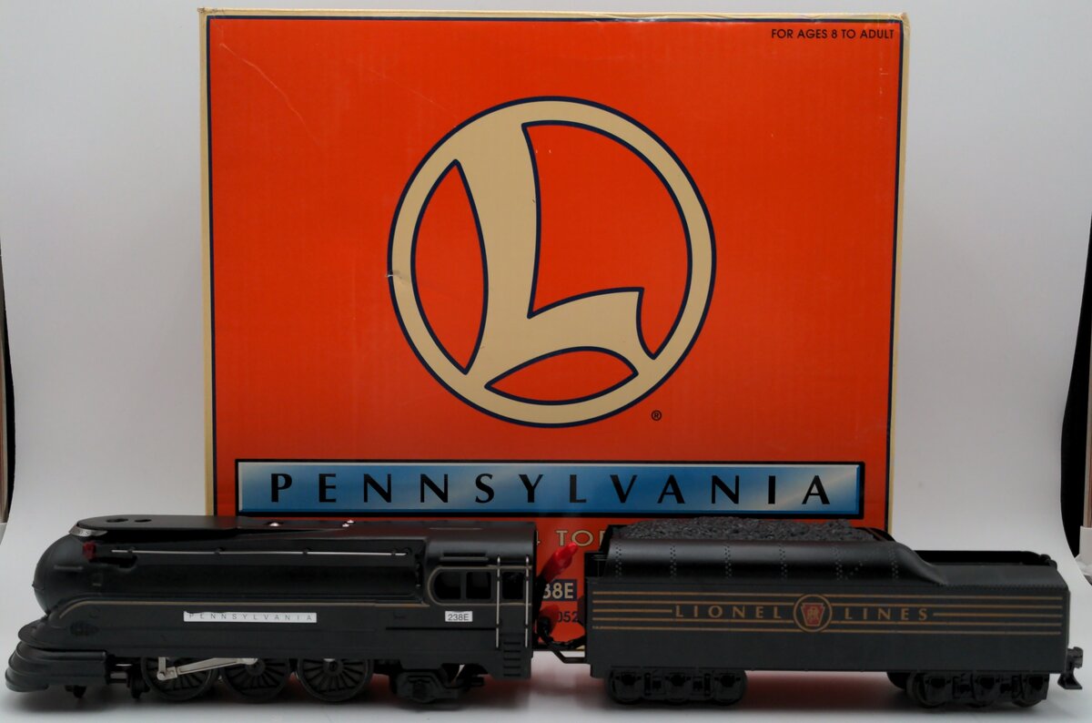 Lionel 6-18052 O Gauge Pennsylvania K-4 Torpedo Steam Locomotive & Tender #238E EX/Box