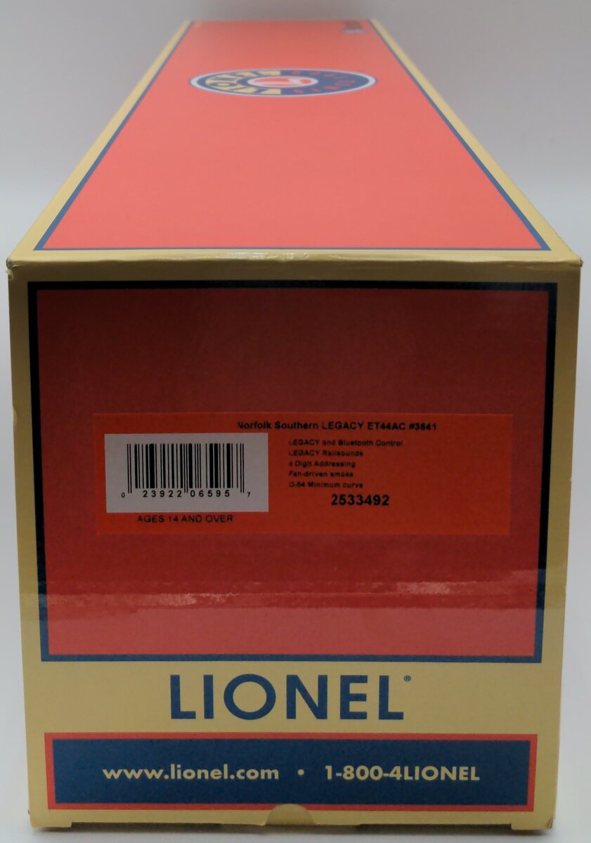 Lionel 2533492 O Norfolk Southern BTO ET44AC Diesel Locomotive #3641 LN/Box