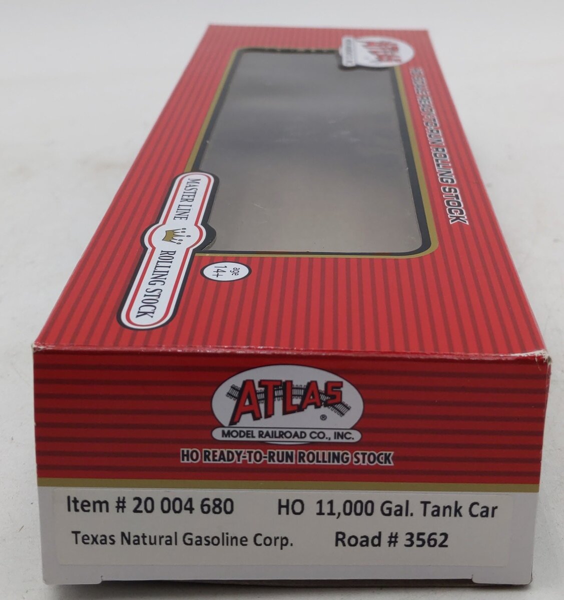 Atlas 20004680 HO Texas Natural Gasoline Corp. 11,000 Gallon Tankcar #3562 NIB