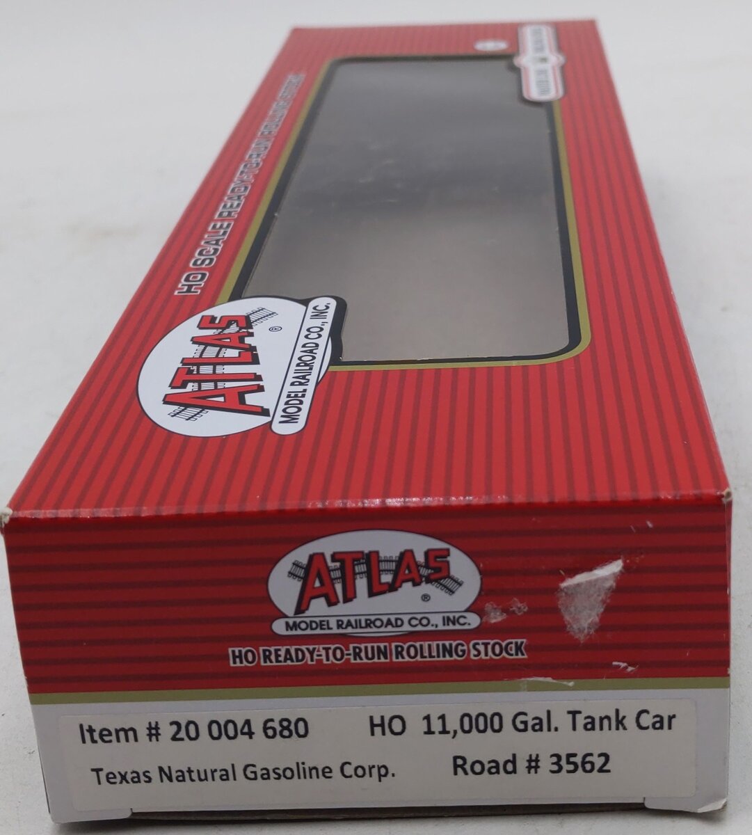 Atlas 20004680 HO Texas Natural Gasoline Corp. 11,000 Gallon Tankcar #3562 NIB