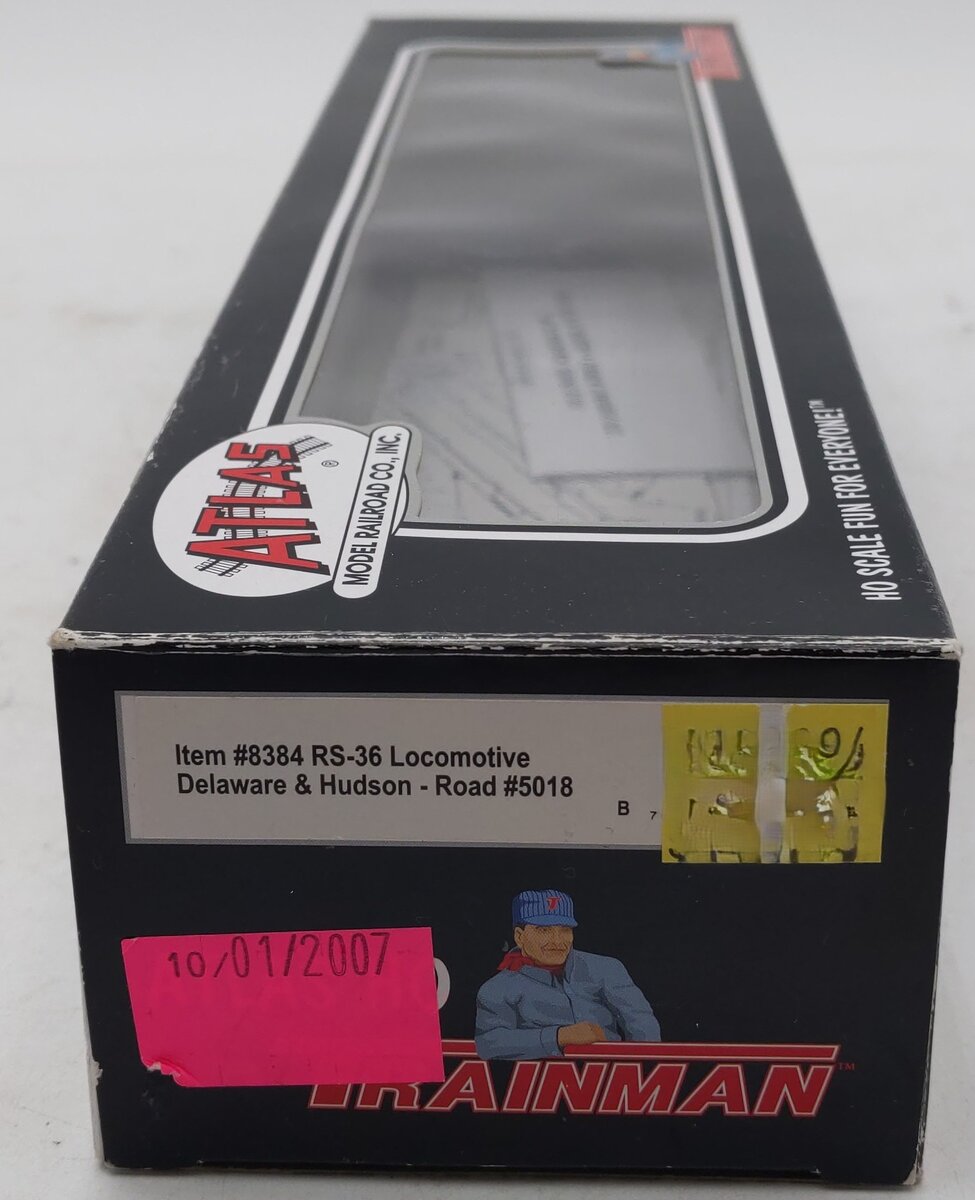 Atlas 8384 HO Scale D&H RS-36 Diesel Locomotive #5018/Box