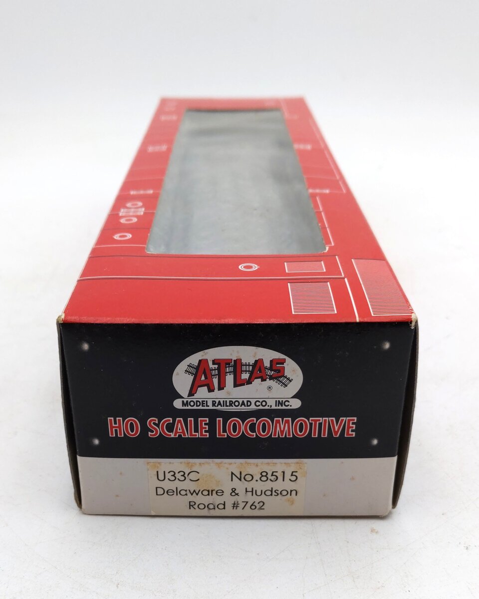 Atlas 8515 HO Scale Delaware & Hudson Weathered U33C Diesel #762 w/DCC/Box