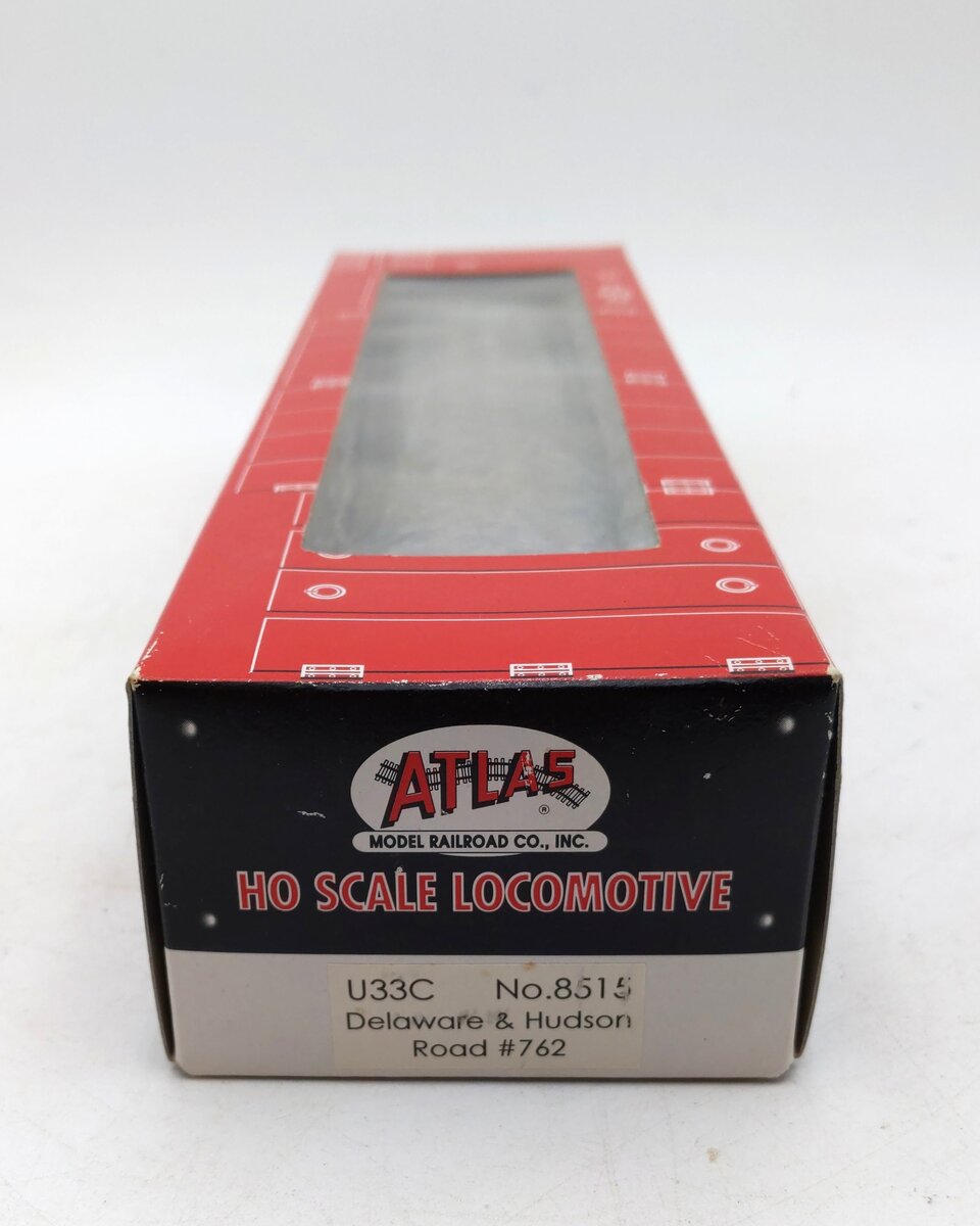 Atlas 8515 HO Scale Delaware & Hudson Weathered U33C Diesel #762 w/DCC/Box