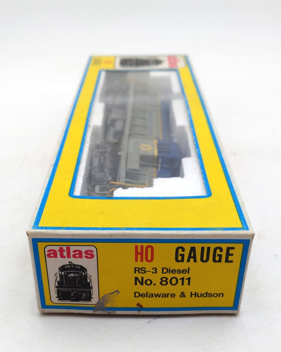 Atlas 8011 HO Scale Delaware & Hudson RS-3 Diesel Locomotive #4051 w/DCC Custom/Box