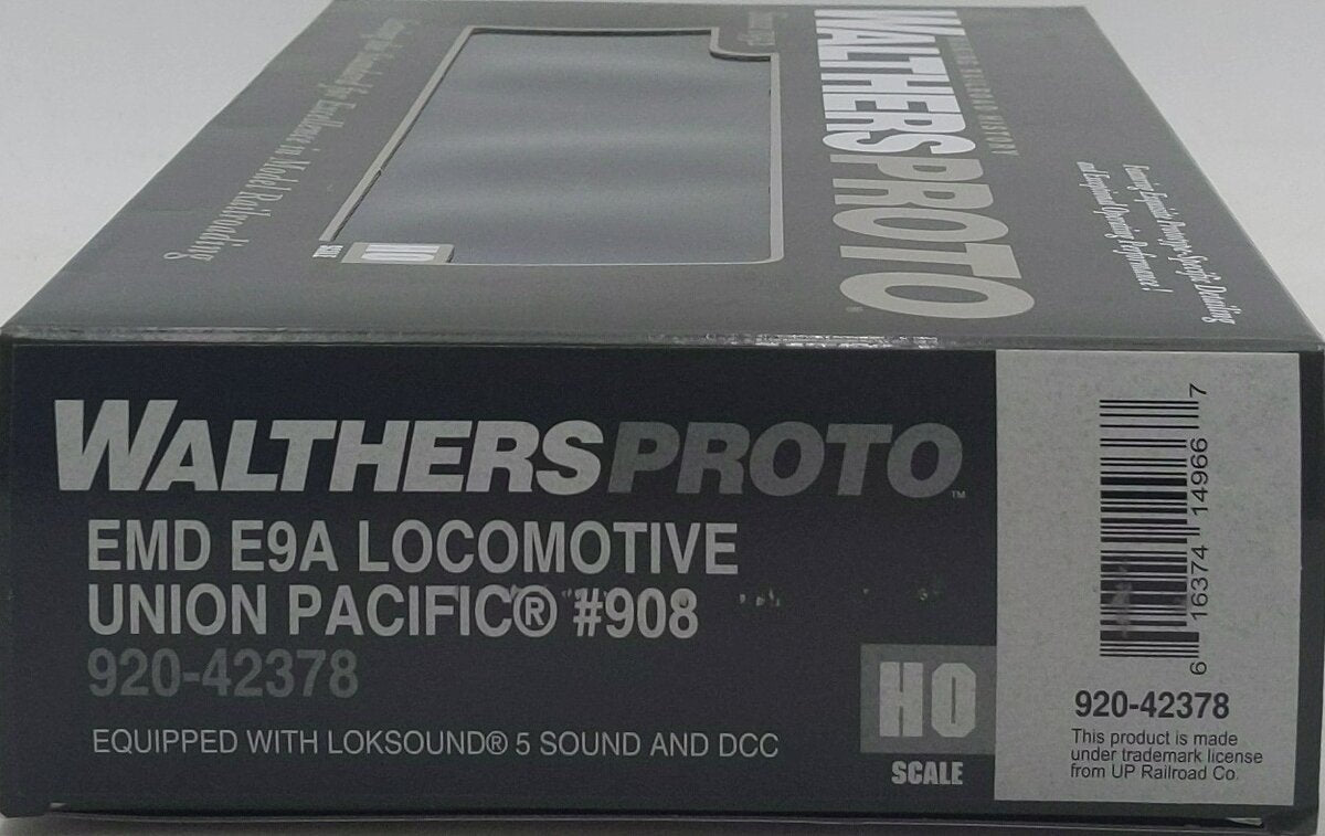 Walthers 920-42378 HO Union Pacific EMD E9A Diesel Locomotive #908 w/ DCC