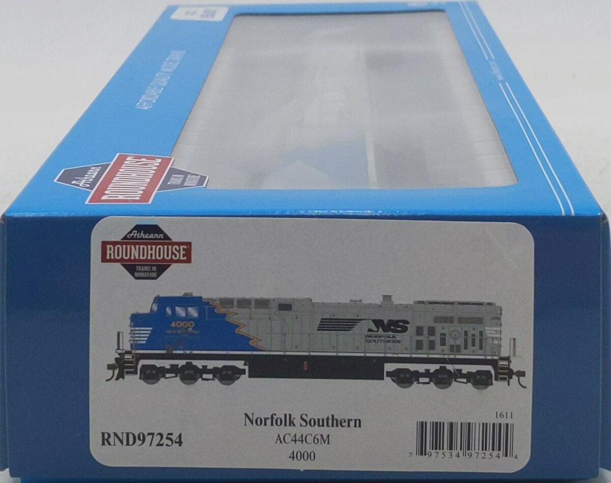 Roundhouse 97254 HO Norfolk Southern ACC44C6M Diesel Locomotive #4000