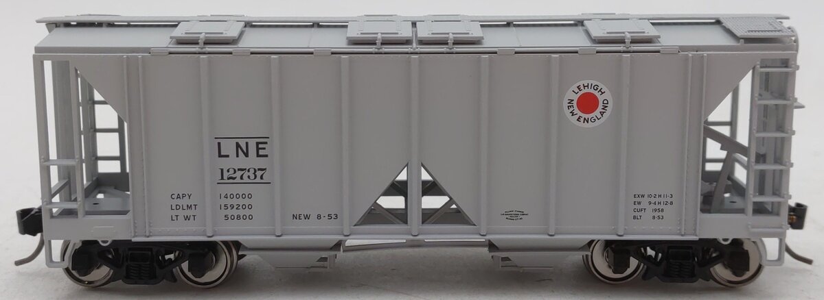 Bowser 43275 HO Lehigh & New England ACF 70-Ton 2-Bay Hopper #12737