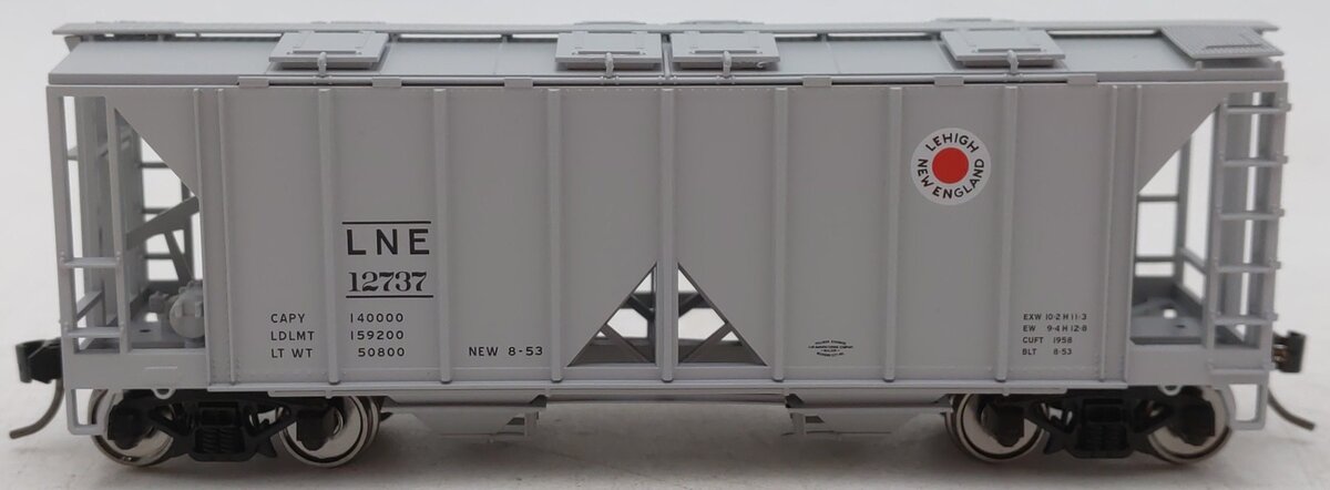 Bowser 43275 HO Lehigh & New England ACF 70-Ton 2-Bay Hopper #12737