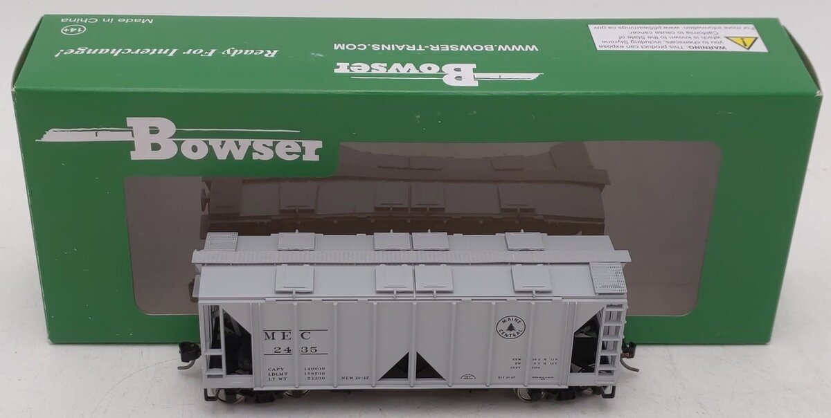 Bowser 43278 HO Maine Central ACF 70-Ton 2-Bay Hopper #2435