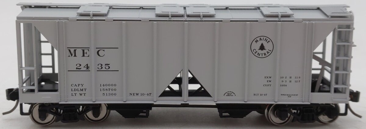 Bowser 43278 HO Maine Central ACF 70-Ton 2-Bay Hopper #2435