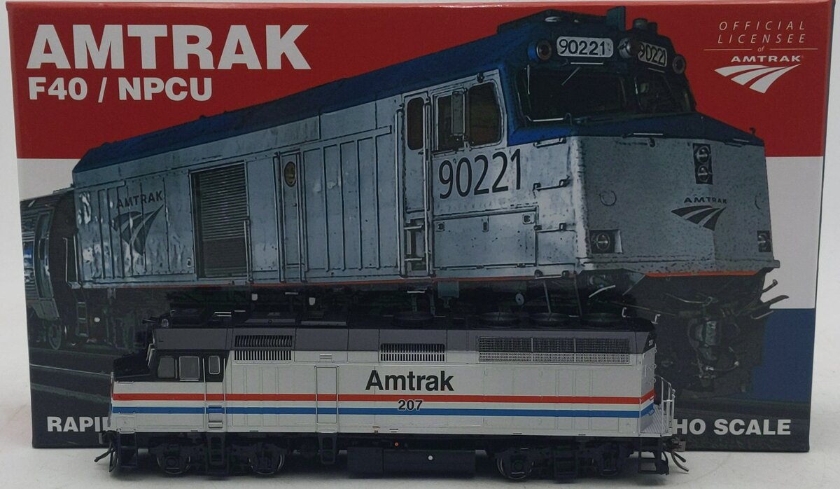 Rapido Trains 83503 HO Amtrak F40PH Diesel Locomotive #207 w/ DC/DCC/Sound