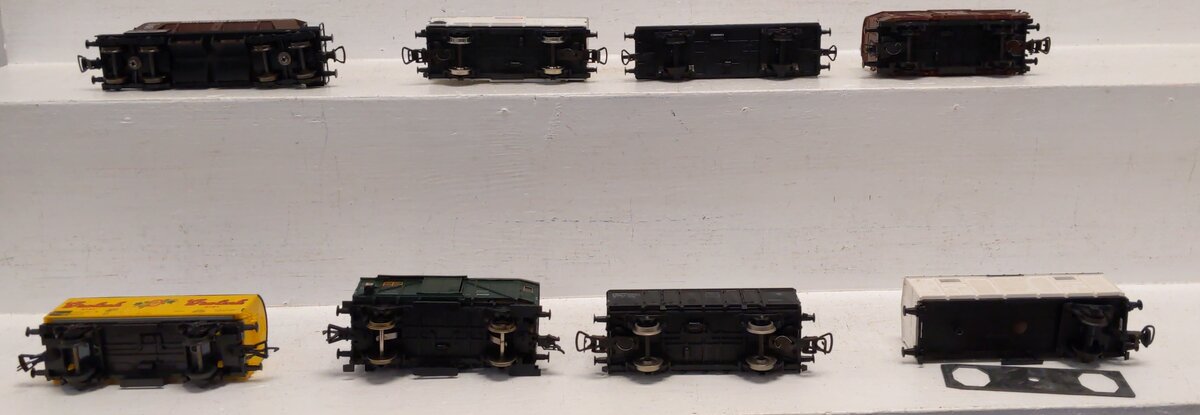 Piko, Fleischmann & Klein Modellbahn HO Scale Assorted Cars [8] EX