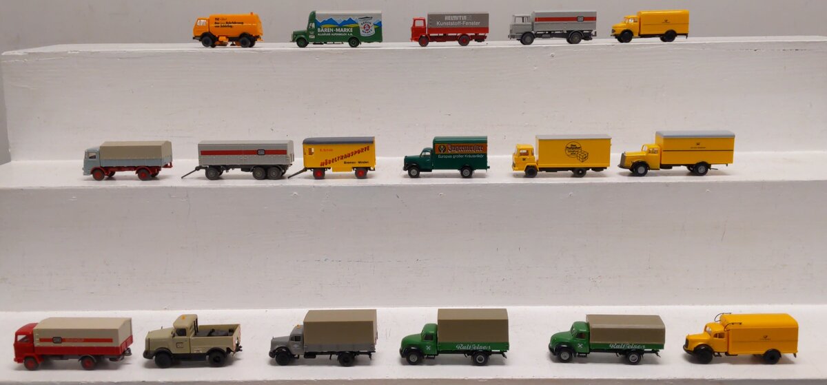 Brekina Automodelle, Roco & Wiking HO Scale Assorted Cars [17] EX