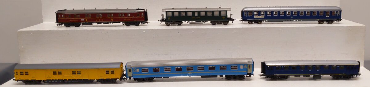 Liliput, Roco & Lima HO Scale Assorted Cars [6] EX