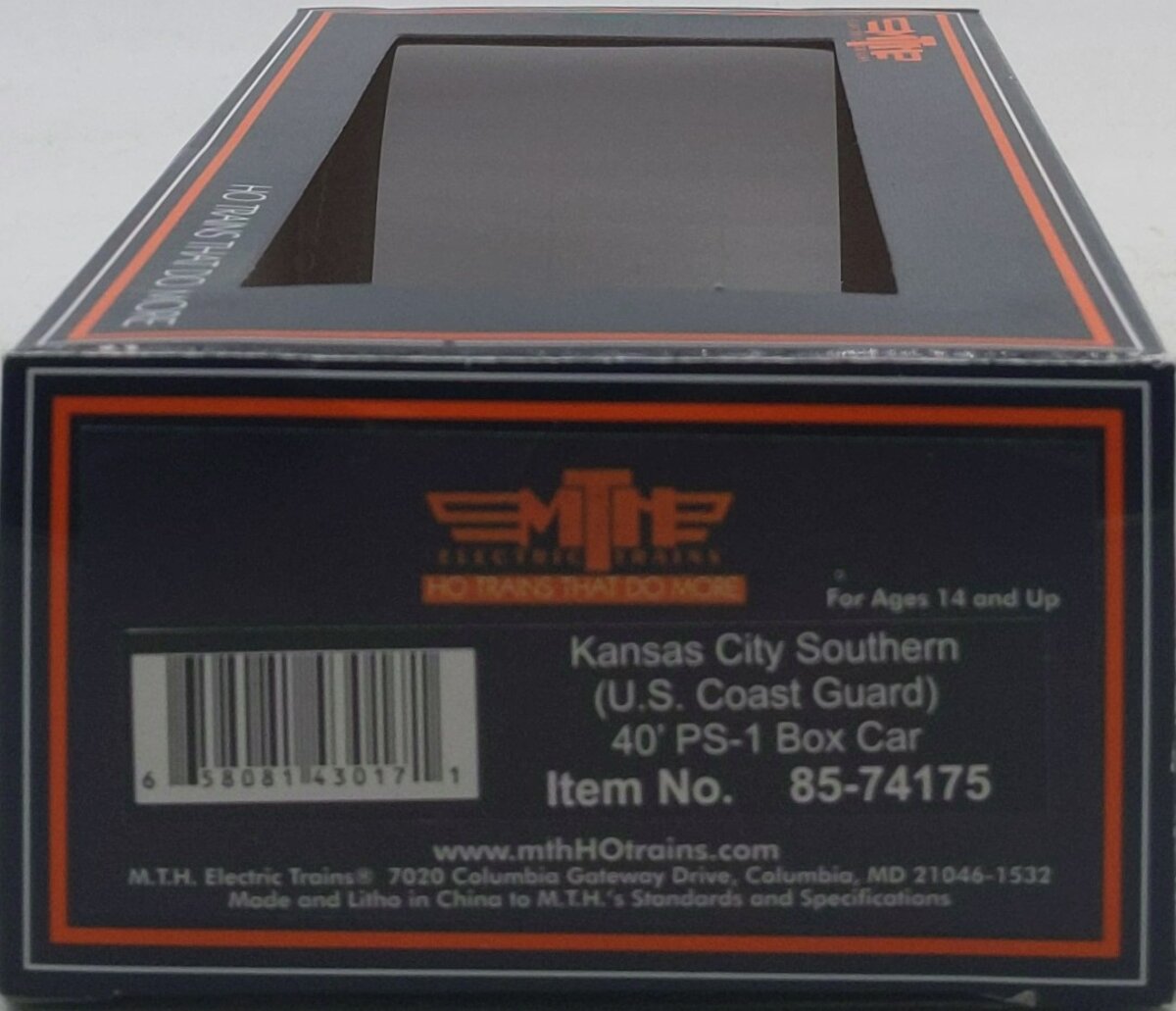MTH 85-74175 HO Kansas City Southern (U.S. Coast Guard) Boxcar #85-74175