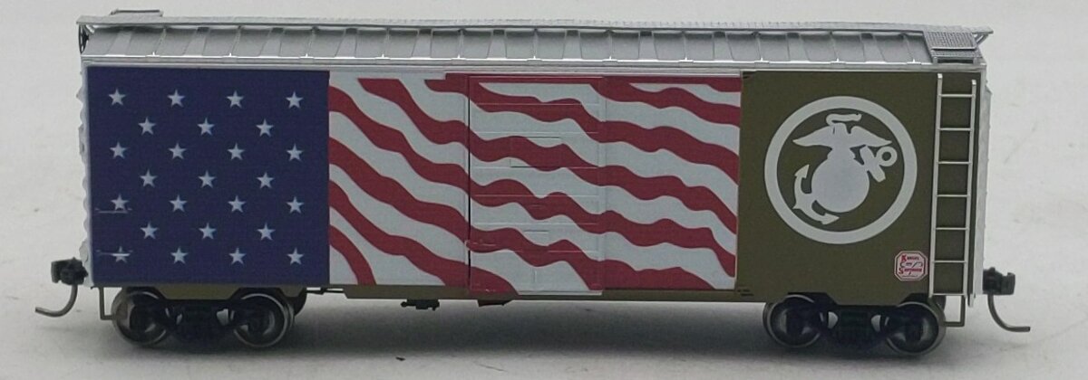 MTH 85-74174 HO Kansas City Southern (U.S. Marines) Boxcar #85-74174