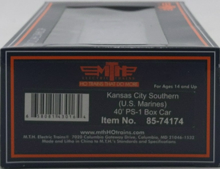 MTH 85-74174 HO Kansas City Southern (U.S. Marines) Boxcar #85-74174