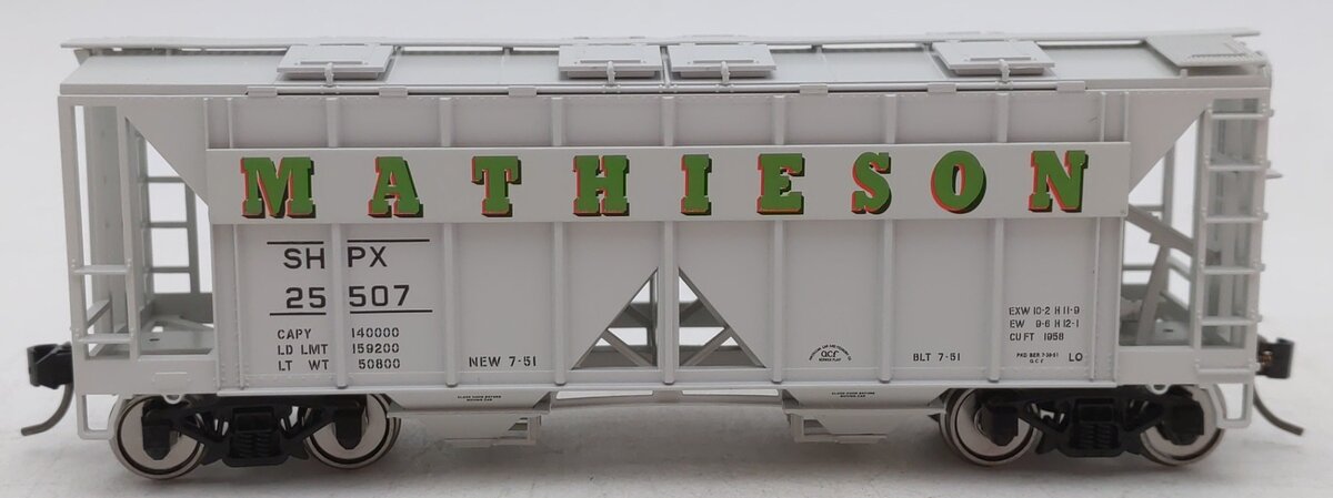 Bowser 43281 HO Mathieson ACF 70-Ton 2-Bay Hopper #25507