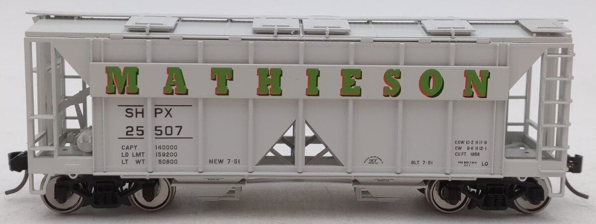 Bowser 43281 HO Mathieson ACF 70-Ton 2-Bay Hopper #25507