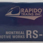 Rapido Trains 032565 HO CPR RS-18u Diesel Locomotive DC/DCC/Sound #1825