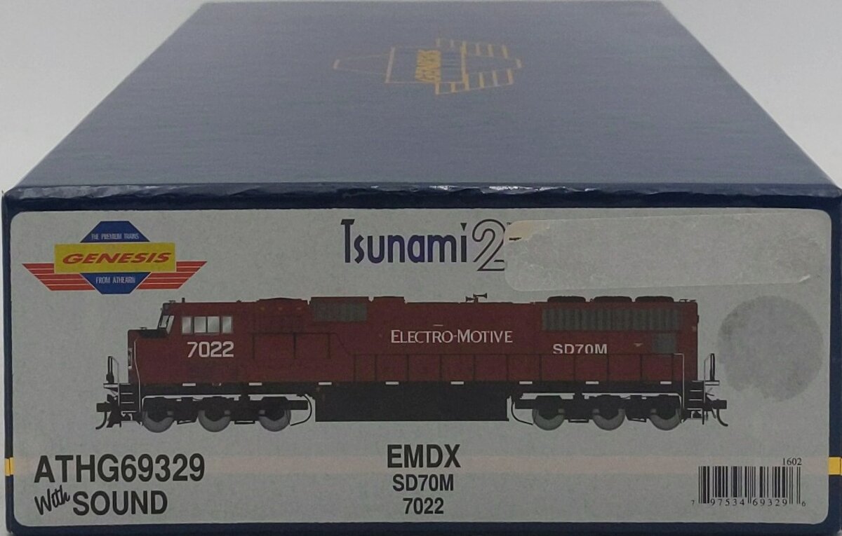 Athearn G69329 HO Electro-Motive Diesel Lease SD70M w/DCC & Sound #7022