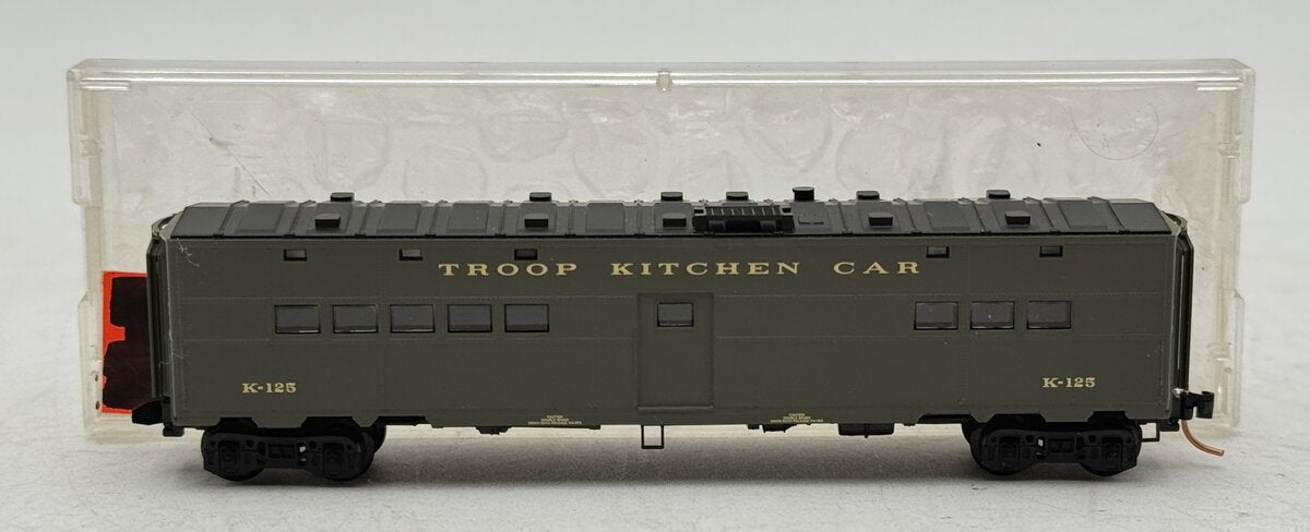Micro-Trains 11800010 N United States Army 50' Troop Kitchen Car #K-125 NIB