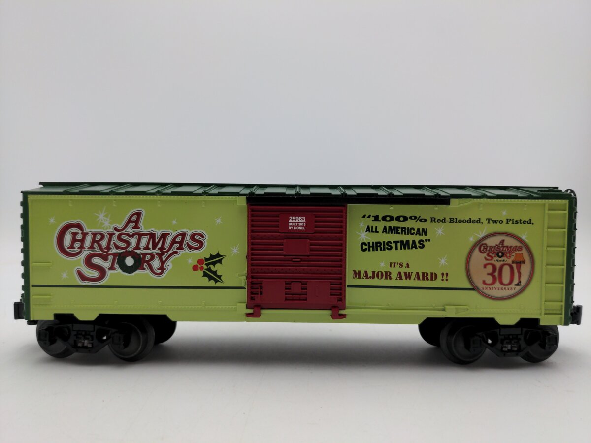 Lionel 6-25963 O Christmas Story 30th Anniversary Boxcar EX/Box