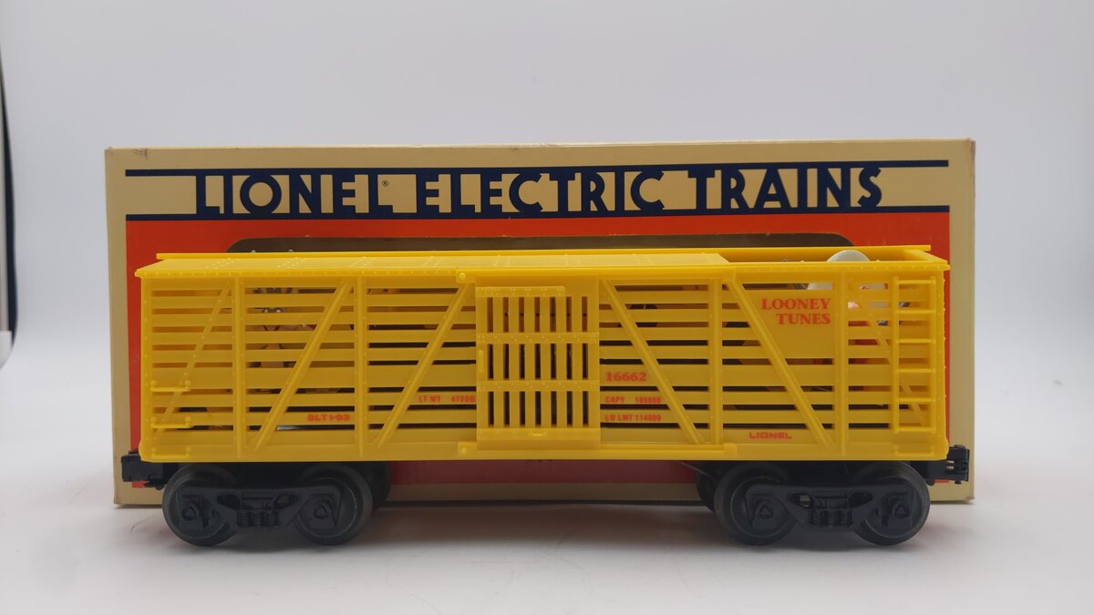 Lionel 6-16662 O Gauge Bugs Bunny & Yosemite Sam Outlaw Car EX/Box