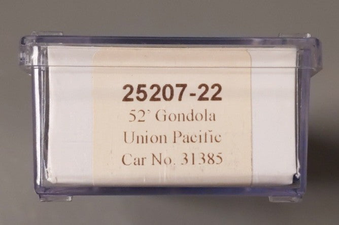 Trainworx Inc 25207-22 N Scale Union Pacific 52' Gondola Car #31385