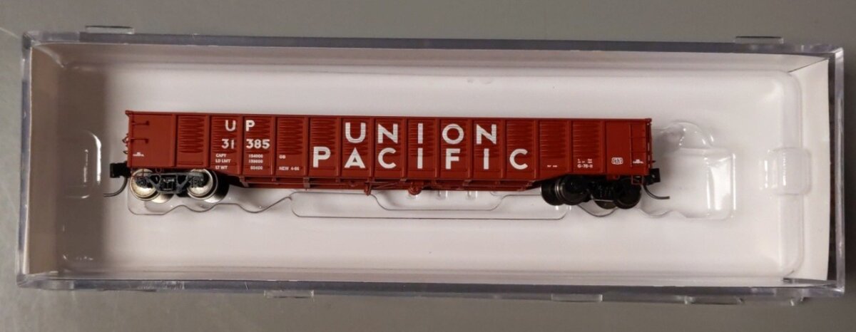 Trainworx Inc 25207-22 N Scale Union Pacific 52' Gondola Car #31385