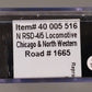 Atlas 40005516 N Chicago & North Western RSD-4/5 Diesel Locomotive #1665 LN/Box