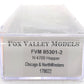 Fox Valley Models 85301-2 N C&NW 4700 Cuft 3 Bay Covered Hopper #178622