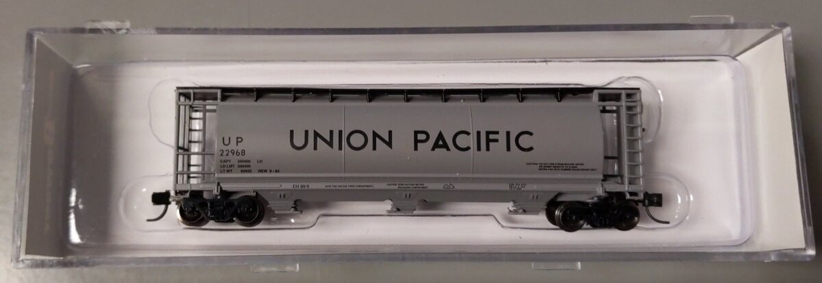 Bowser 37828 N Scale Union Pacific Cylindrical Hopper #22968