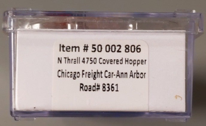 Atlas 50002806 N Ann Arbor/Chicago Thrall 4750 Covered Hopper Car #8361 LN/Box