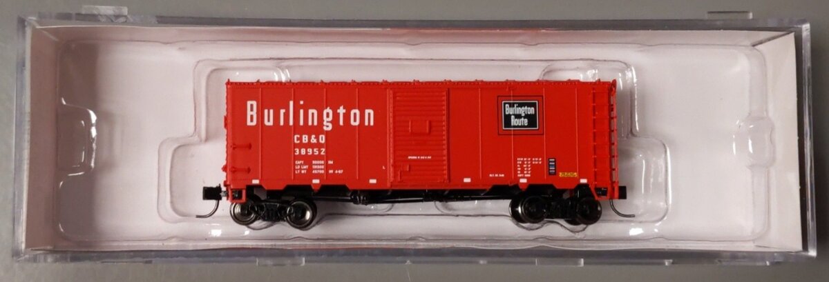 InterMountain 66821 N Burlington Modified AAR 40' Boxcar #38952