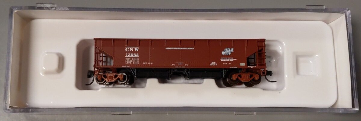 Atlas 50003545 N Chicago and North Western 70 Ton Hart Ballast Car #13562