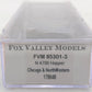 Fox Valley Models 85301-3 N C&NW 4700 Cuft 3 Bay Covered Hopper #178648