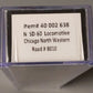 Atlas 40002638 N Chicago & North Western SD60 Diesel Locomotive #8010