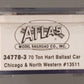 Atlas 34778-3-1 N Scale Chicago & North Western 70-Ton Hart Ballast Car #13511 LN/Box