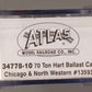 Atlas 34778-10-1 N Scale Chicago & North Western 70-Ton Hart Ballast Car #13593 LN/Box
