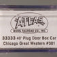 Atlas 33333 N Scale Chicago North Western 40' Plug Door Boxcar #381 LN/Box