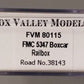 Fox Valley Models 80115 N Scale Railbox FMC 5347 Boxcar #38143