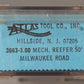 Atlas 3663 N Scale Milwaukee Mechanical Reefer LN/Box