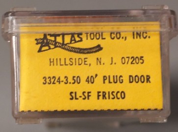 Atlas 3324 N Scale Frisco 40' Steel Plug Door Boxcar #15048 LN/Box