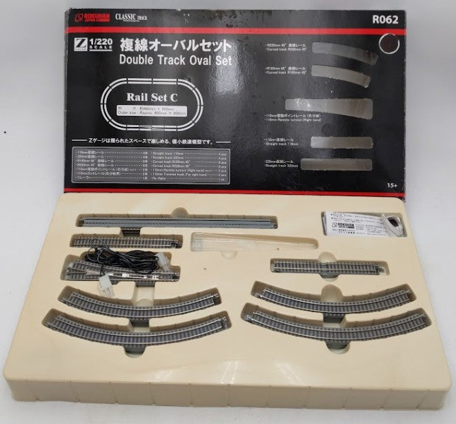Rokuhan R062 Z Double Track Oval Set EX/Box