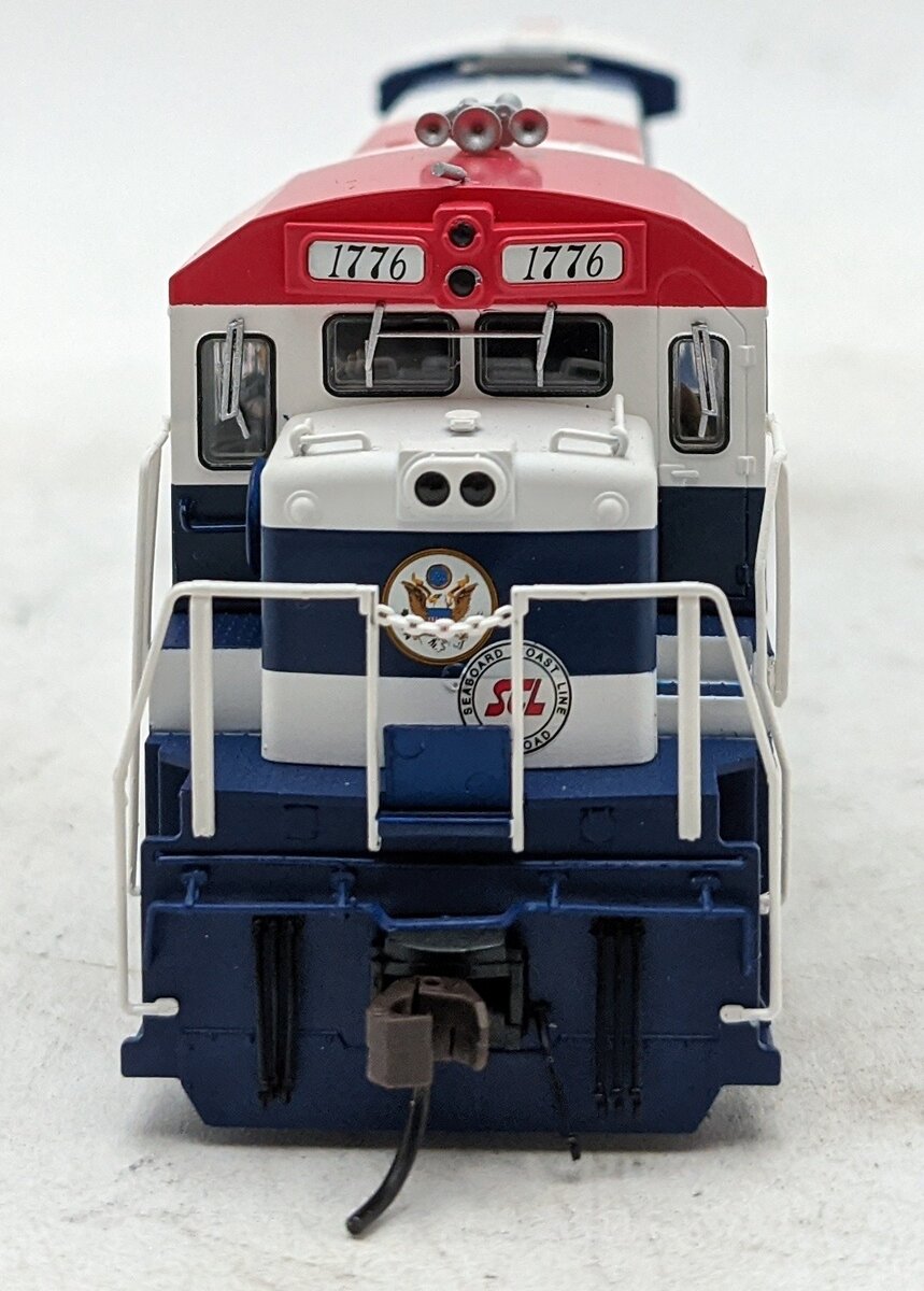 Atlas 10002336 HO Seaboard Coast Line Silver U36B Locomotive #1776