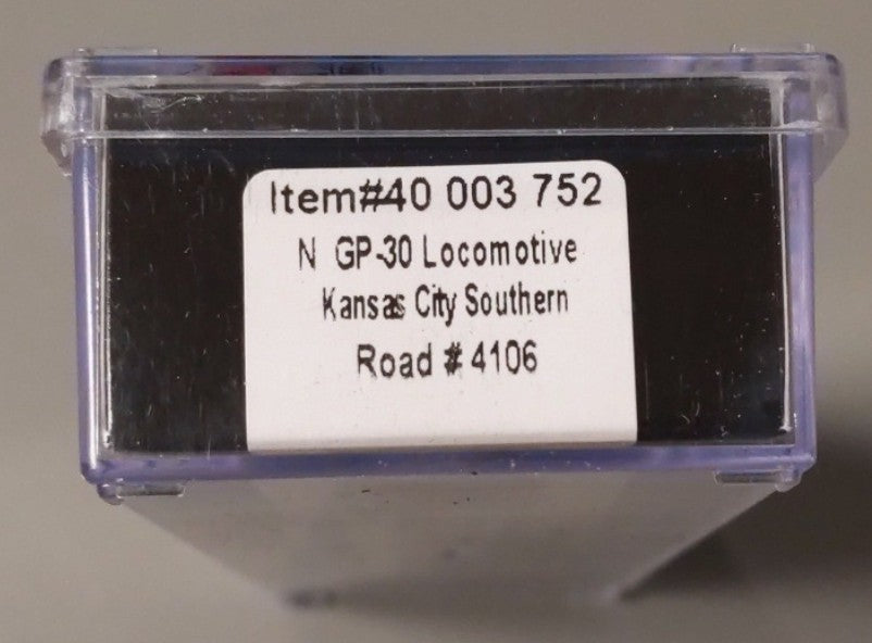Atlas 40003752 N Kansas City Southern GP30 Phase 1 Diesel Locomotive #4106